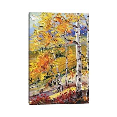 iCanvas "Birch And Wine" by Lisa Elley Canvas Print