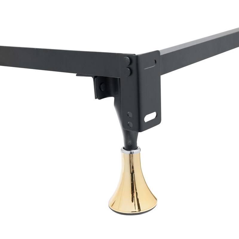 Set of 4 bedframe glides gold. - Queen