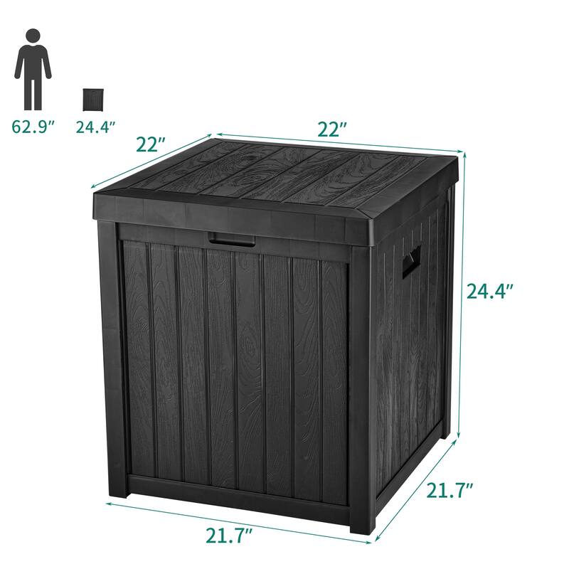 51 Gallon Outdoor Storage Waterproof Deck Box N/A Bed Bath & Beyond