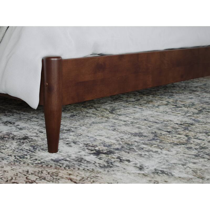 Aria Solid Wood Modern Low Profile Platform Bed