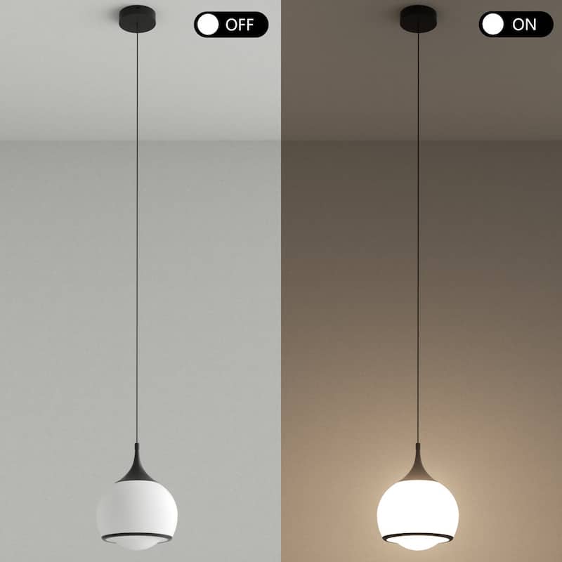 Maxax 1-Light Dimmable Integrated LED Pendant