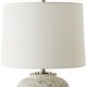 preview thumbnail 6 of 7, Uttermost Rupture Aged Ivory Table Lamp - 19" H X 13" W X 13" D