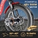 preview thumbnail 23 of 34, DoCred 20"x4" Fat Tire Electric Tricycle, 48V 500W with 7 Speed Ebike