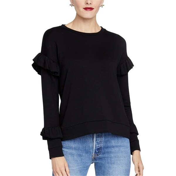 Rachel Roy Womens Ruffled Pullover Sweater. Opens flyout.
