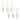 Light Society Set of 6 Sovana T10 / 4.9" Clear LED Filament Light Bulbs