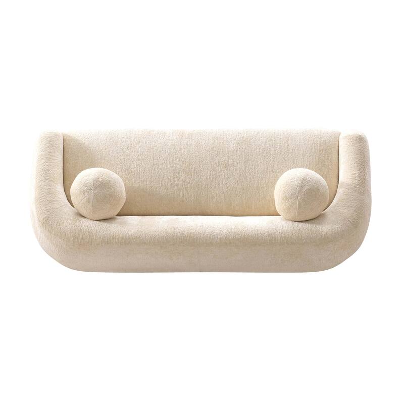 Manhattan Comfort Modern Tribeca Chenille 85.8 Inch Sofa