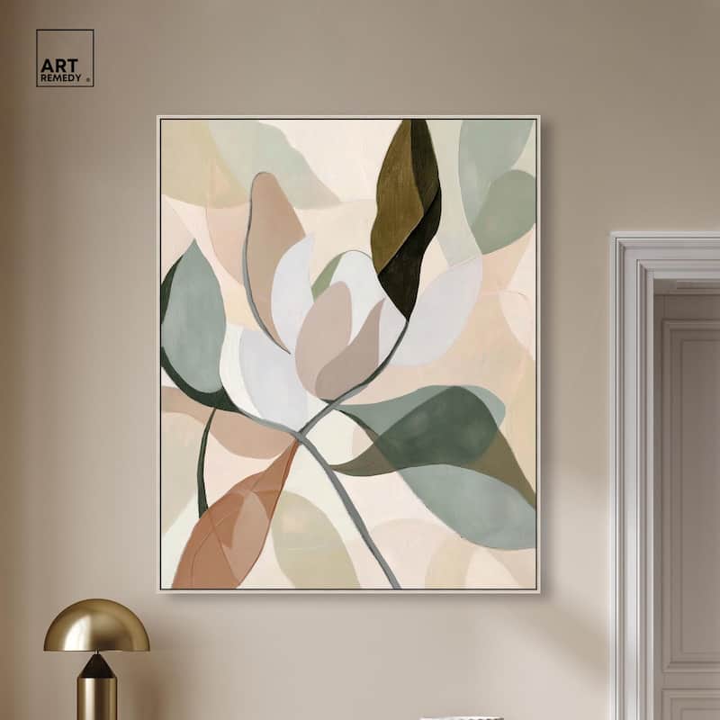 Leaf Prints II Canvas by Art Remedy