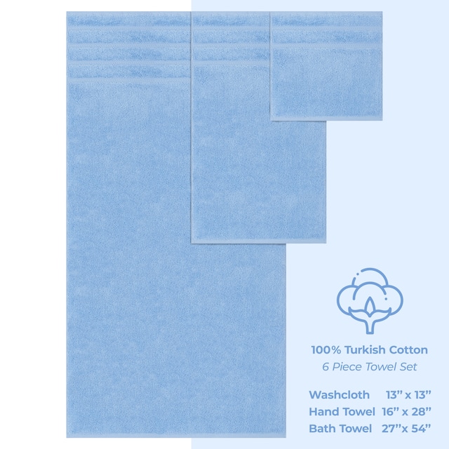 American Soft Linen 6-pc. Turkish Cotton Towel Set