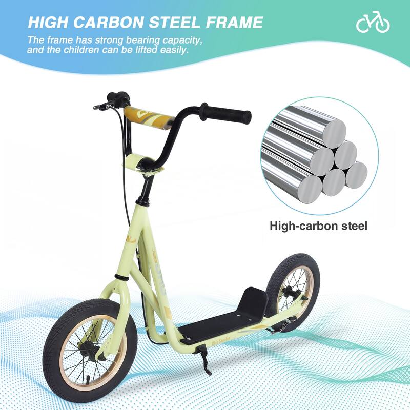 Youth Scooter Kick Scooter for Kids with Adjustable Handlebar