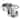 BergHOFF Graphite 3Pc Recycled 18/10 Stainless Steel Steamer Set