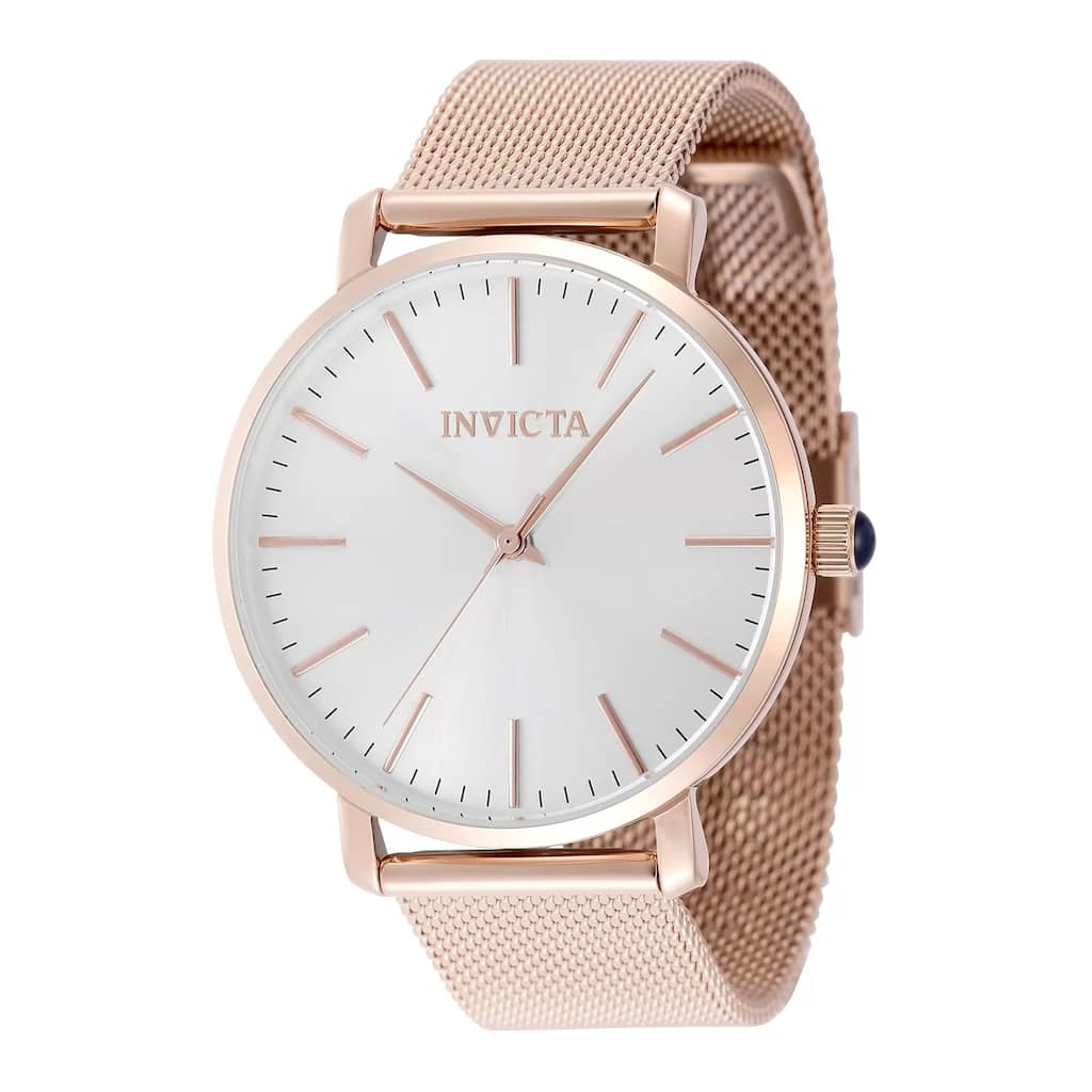 Invicta Women's 48847 Angel Quartz 3 Hand Silver Dial Watch