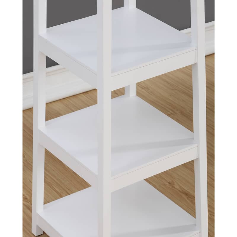 Roundhill Furniture Vassen 3-tier Storage Shelf Standing Coat Rack