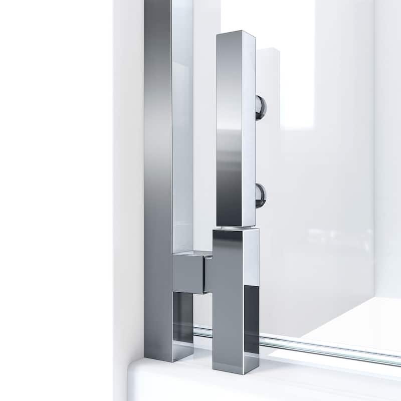 DreamLine Ascend 40-41 in. W x 72 in. H Frameless Pivot Shower Door in Oil Rubbed Bronze