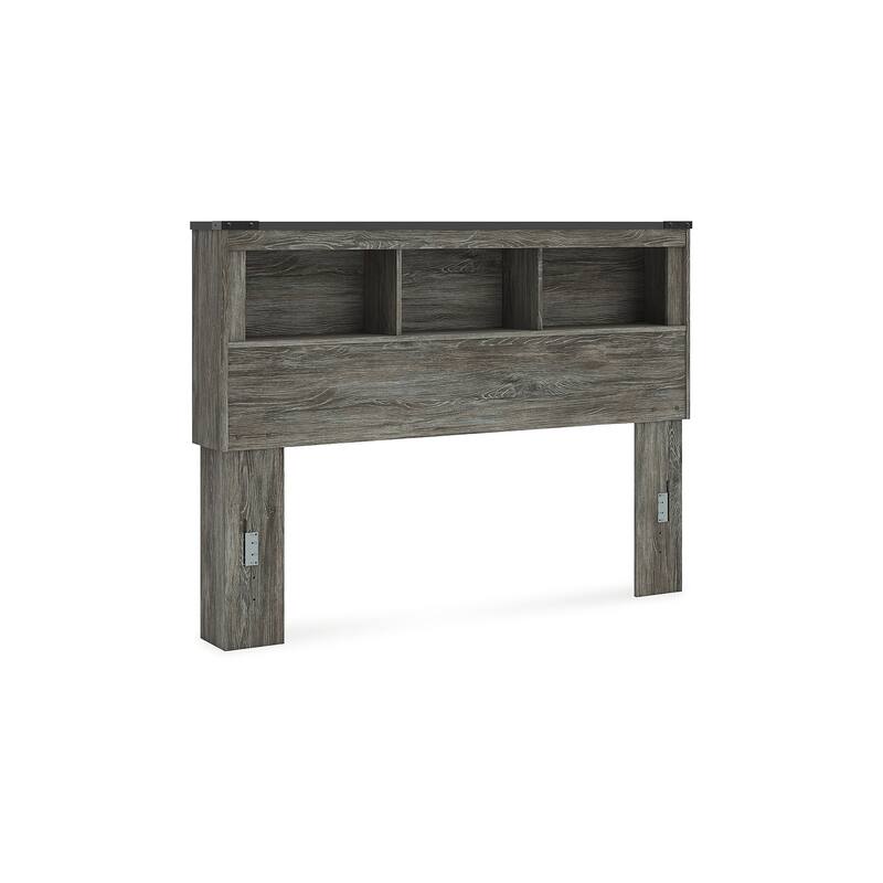 Signature Design by Ashley Frandern Gray Queen Bookcase Headboard