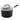Circulon Symmetry Hard Anodized Nonstick Induction Straining Sauce Pan, 3.5-Quart, Black