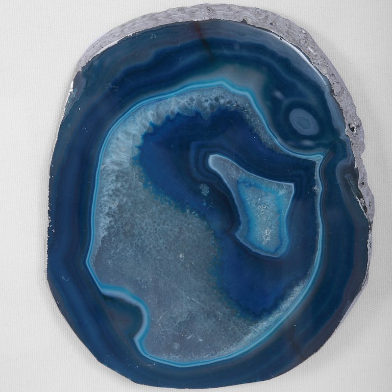 Agate Stone Shadow Box Wall Decoration - 20"