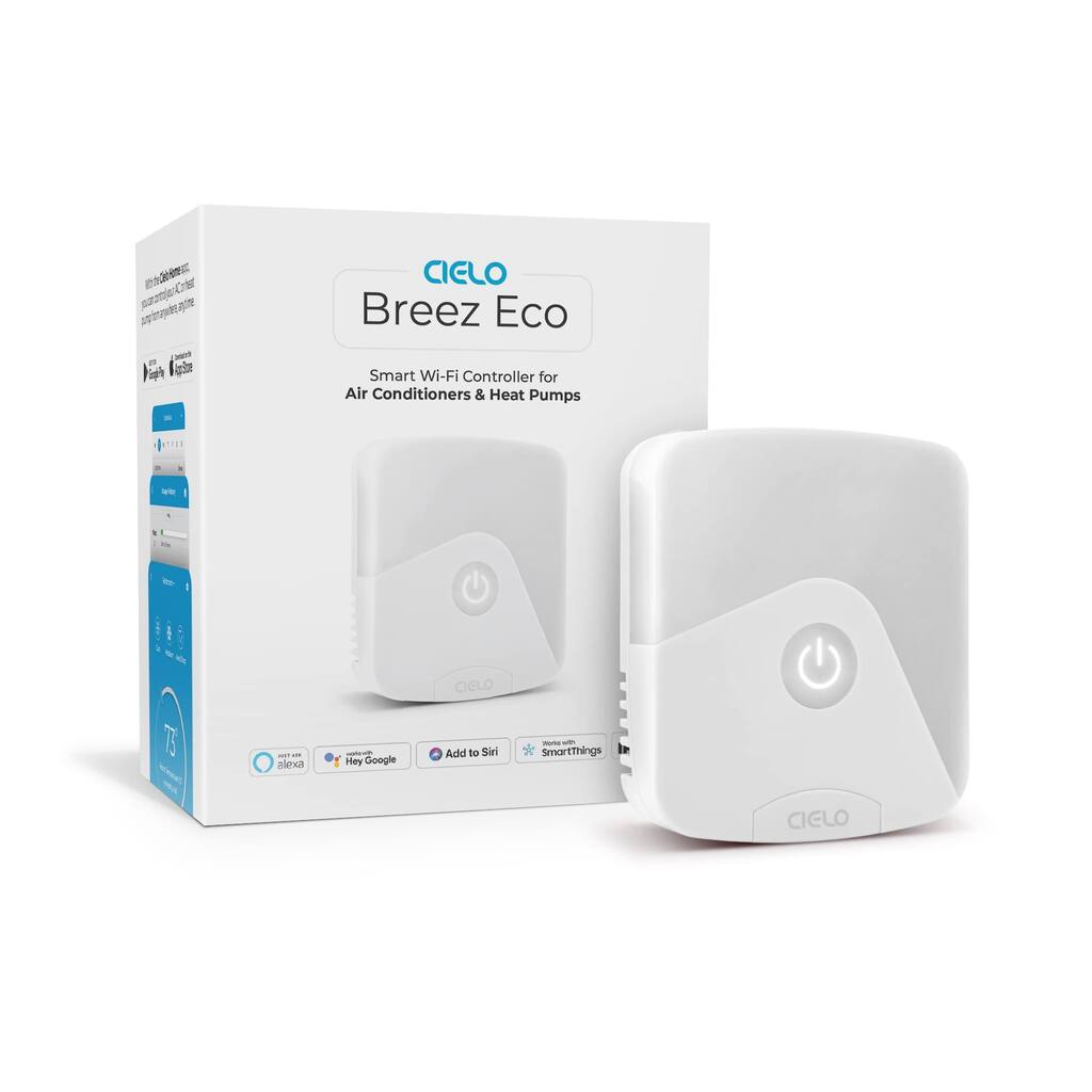 Eco Smart AC Controller for Mini Split, Window, Portable ACS | WiFi, Alexa, , Siri Shortcuts, SmartThings, IFTTT, Free App