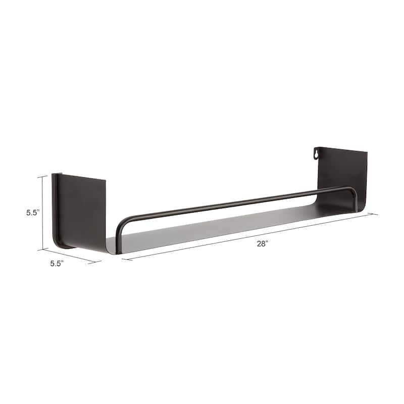 Carson Carrington Lacktorp Modern Wall Shelf (Set of 2)