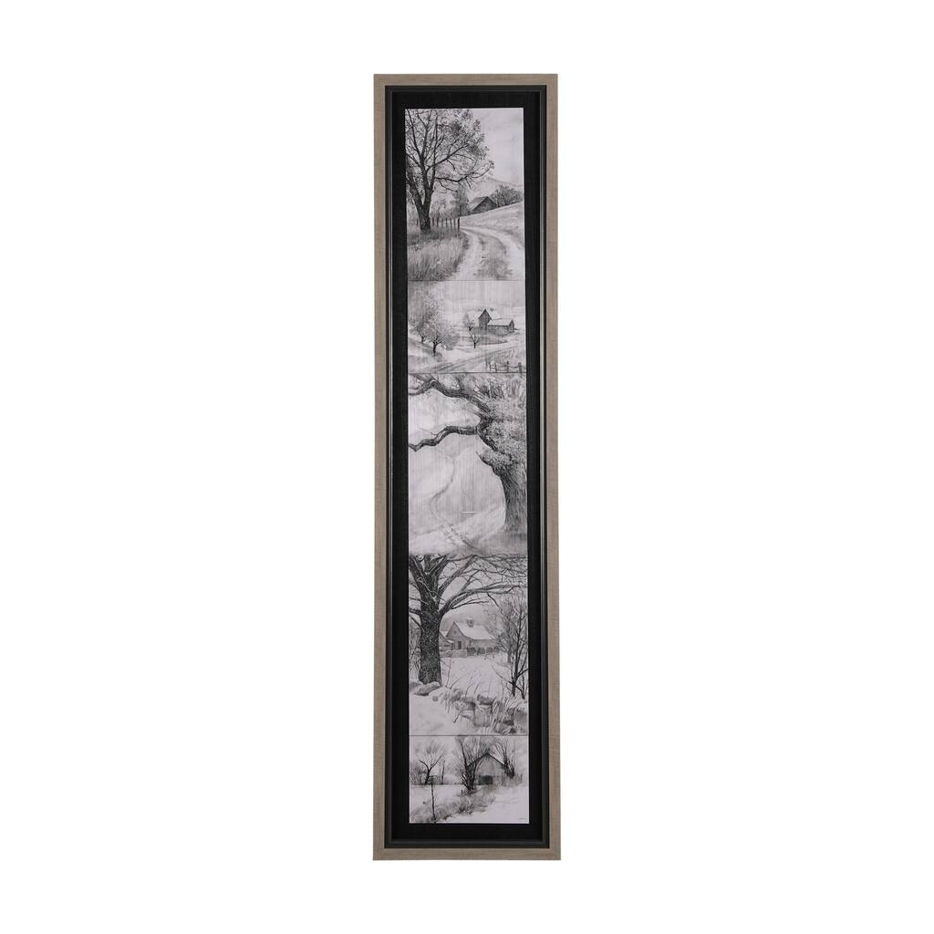 Countryside Sketches II Framed Art Print