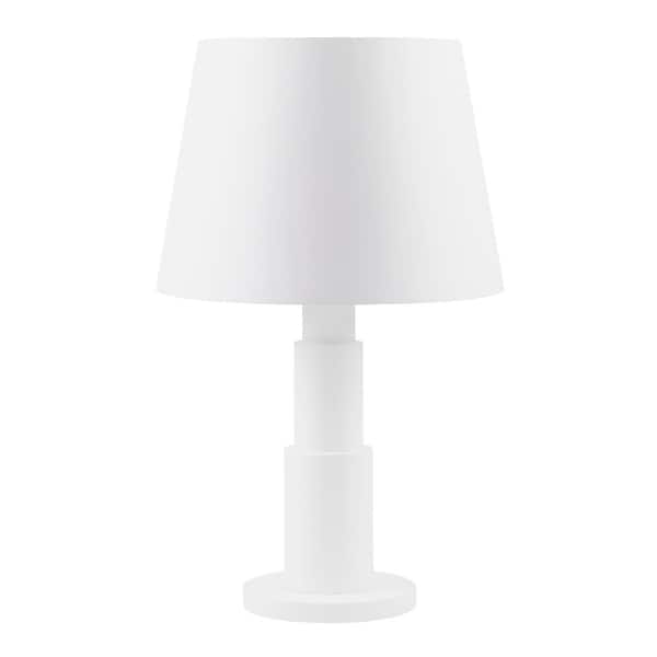 slide 2 of 8, Varaluz Giustino 3-Light Table Lamp Matte White