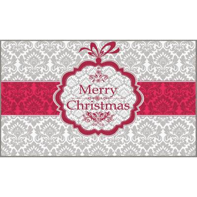 Mohawk Prismatic Christmas Damask Area Rug