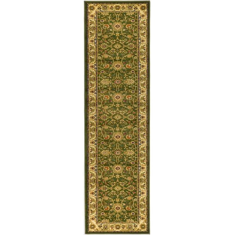 SAFAVIEH, Lyndhurst Marsha Traditional Area Rug - 2'3" x 6' Runner - Sage/Ivory