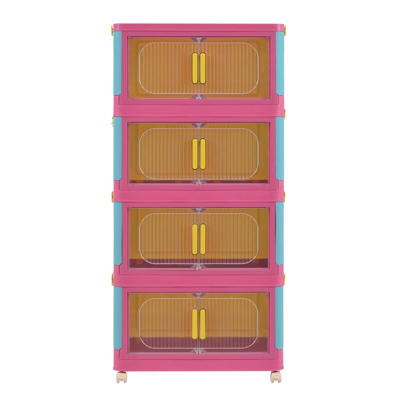 20" Side Wide Folding Storage Cabinet