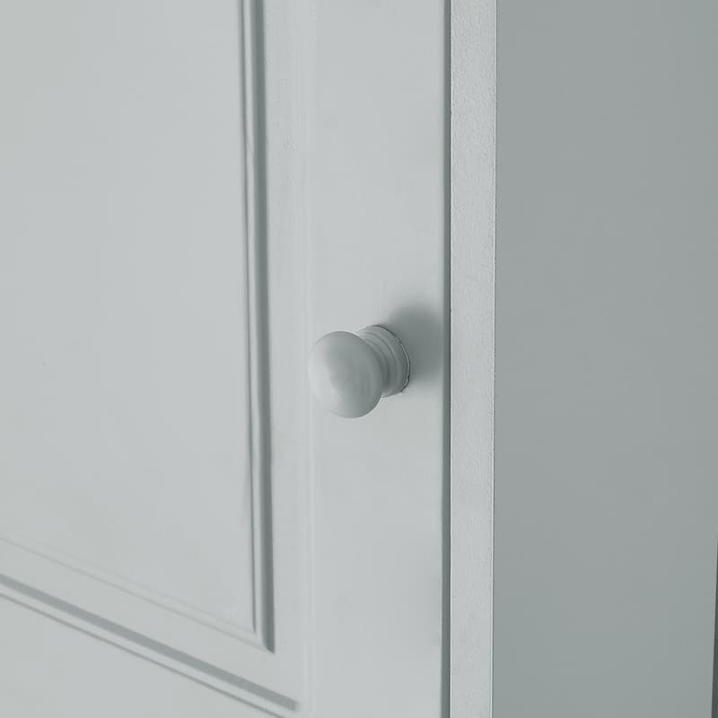 Corner Bathroom Storage Cabinet with Two Doors