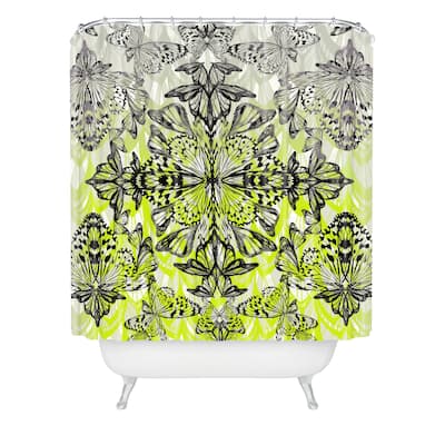 Deny Designs Pattern State Butterfly Tail Shower Curtain