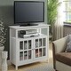 preview thumbnail 8 of 33, Copper Grove Angelina 2-door TV Stand White
