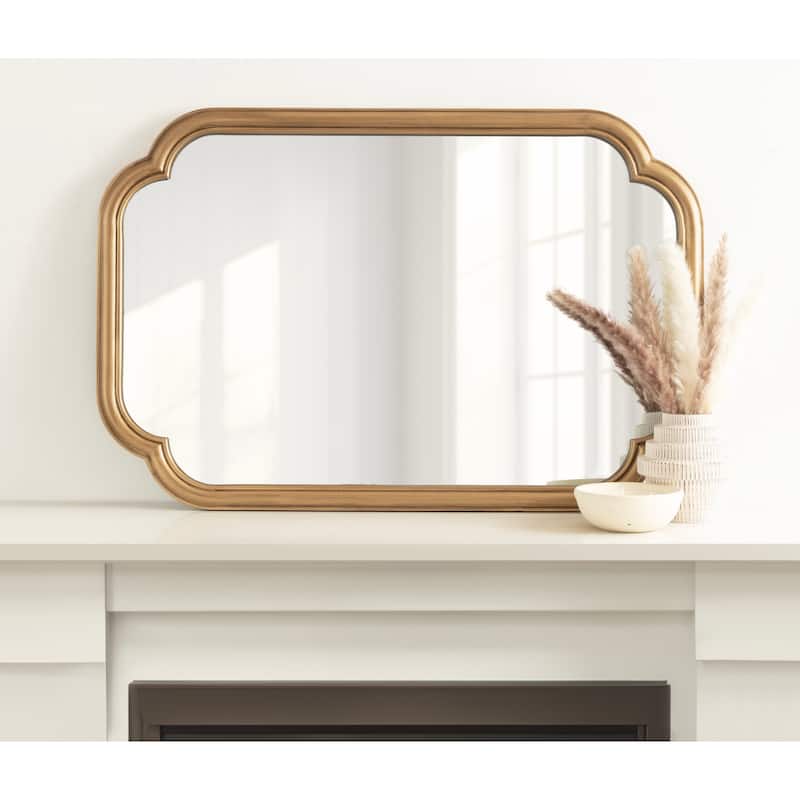 Kate and Laurel Glenby Scallop Wall Mirror