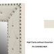 preview thumbnail 27 of 35, Rectangle Rivet Decorative Wall Hanging Mirror