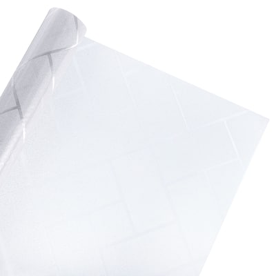 Window Privacy Film, Non-Adhesive Static Window Clings, White