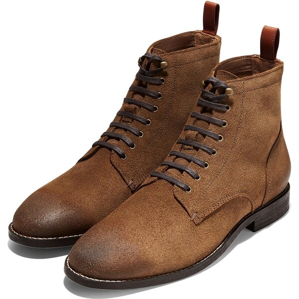 cole haan boots suede