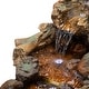 preview thumbnail 12 of 10, Alpine Corporation 41" Long Indoor/Outdoor Stone River Rock Fountain with LED Lights