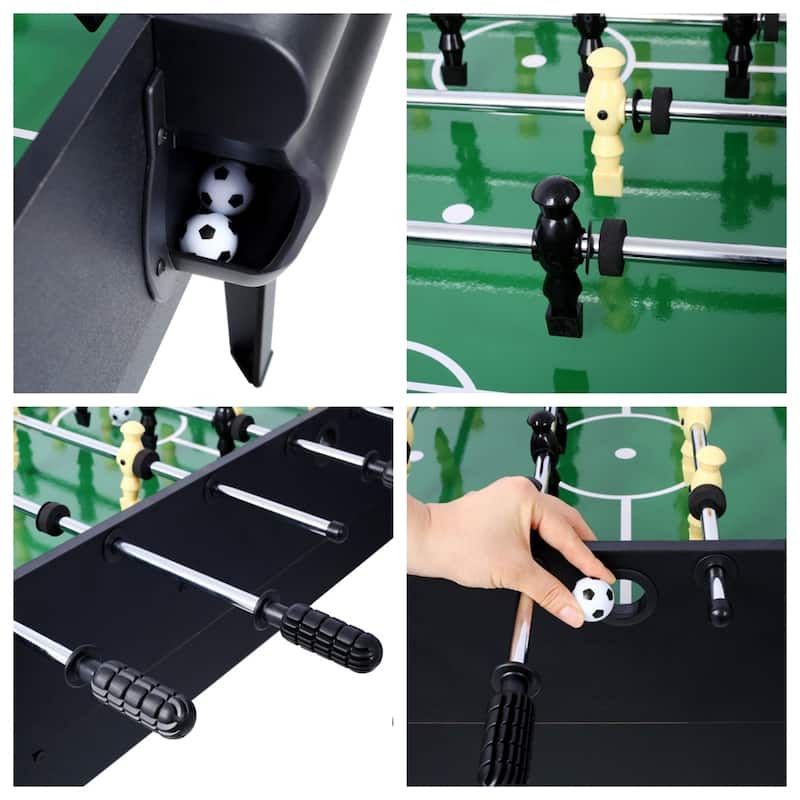 5-in-1 Multi-Game Table Billiards,Push Hockey,Foosball,Ping Pong Etc.