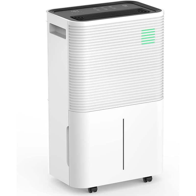 45 Pints Dehumidifier for Home/Basement/Large Room - 13.78 x 9.25 x 22.83 - White