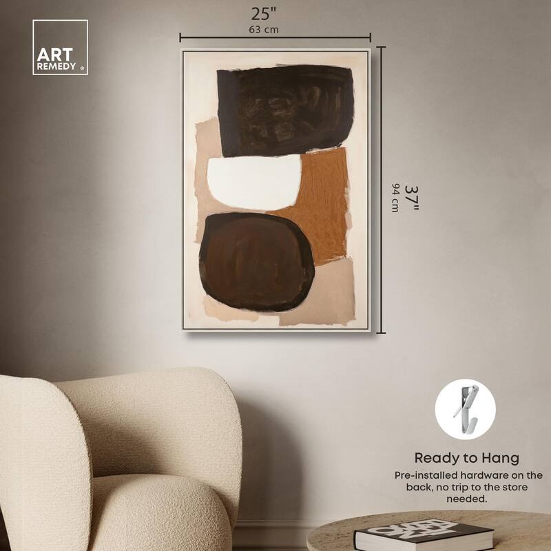 Asymmetrical Balance II Canvas by Art Remedy