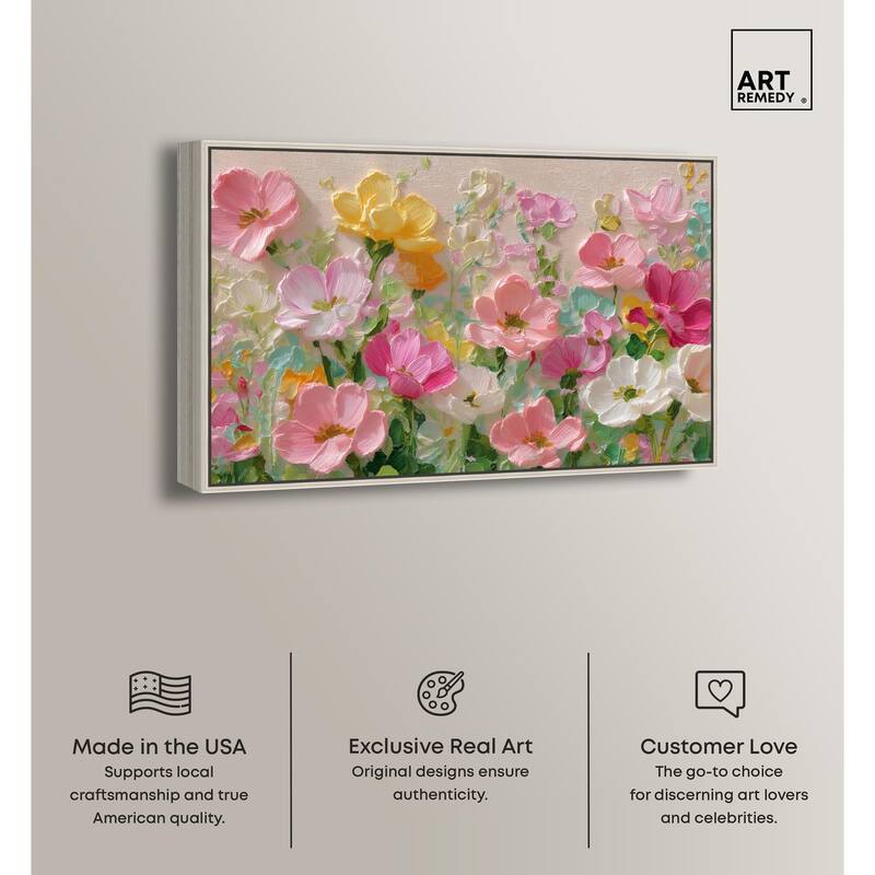 Expressed in Petals I Canvas by Art Remedy