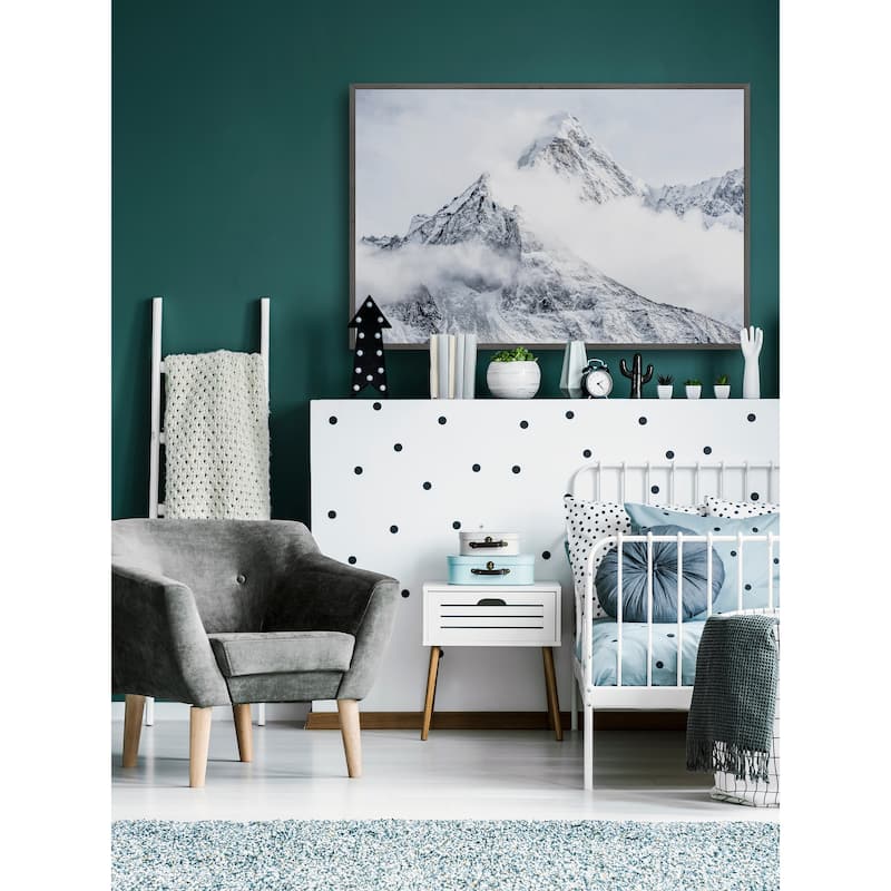 The Mountain Is Waiting Floater Framed Print on Canvas