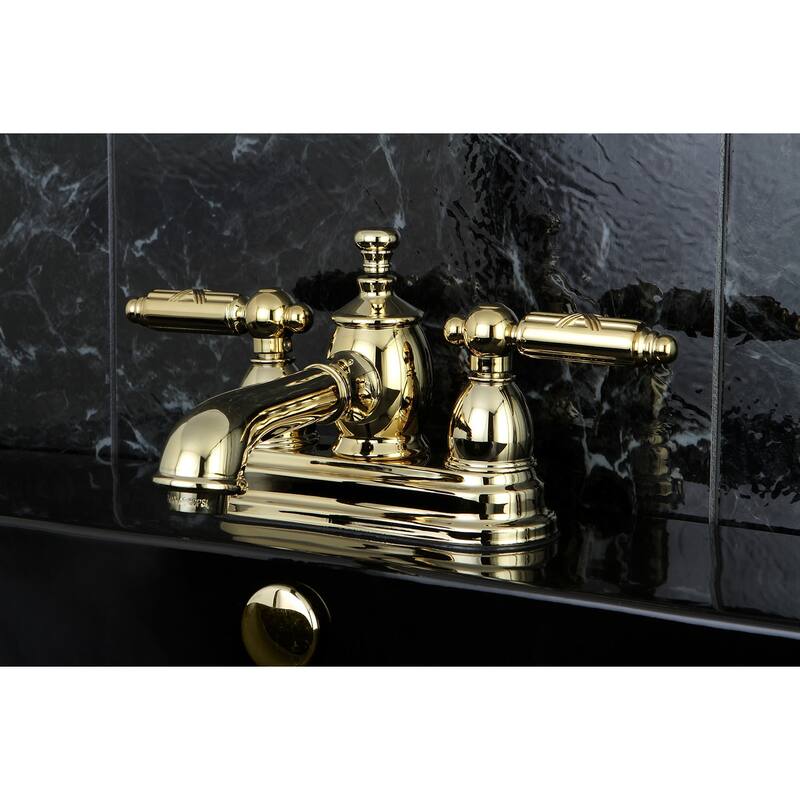 Kingston Brass Georgian 1.2 GPM Centerset Bathroom Faucet with Pop-Up