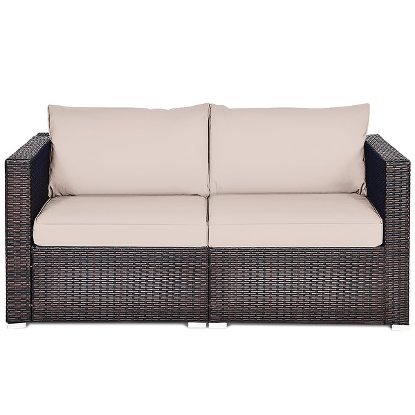 Rattan corner sofa garden furniture sale deals
