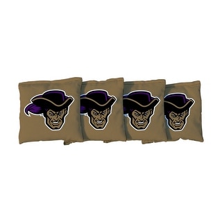 Whittier College Poets Gold Cornhole Bags