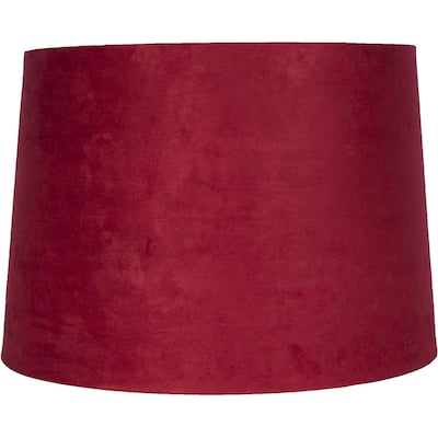 Suede Hardback Lamp Shade, 14" Top, 16" Bottom, 11" Slant