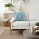 preview thumbnail 60 of 94, Mina Victory Distressed Diamond Boho Throw Pillow 18" x 18" - Aqua