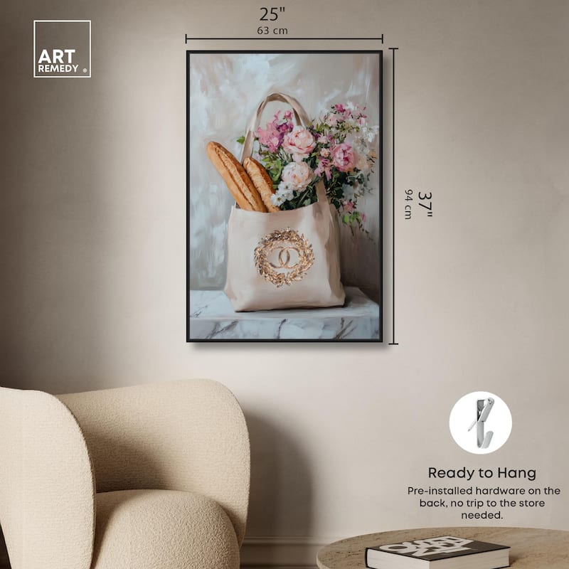 Chic Carryall I Canvas by Art Remedy