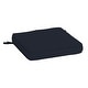 preview thumbnail 12 of 89, Arden Selections ProFoam Outdoor Dining Chair Seat Cushion 20-inch - Classic Navy Blue