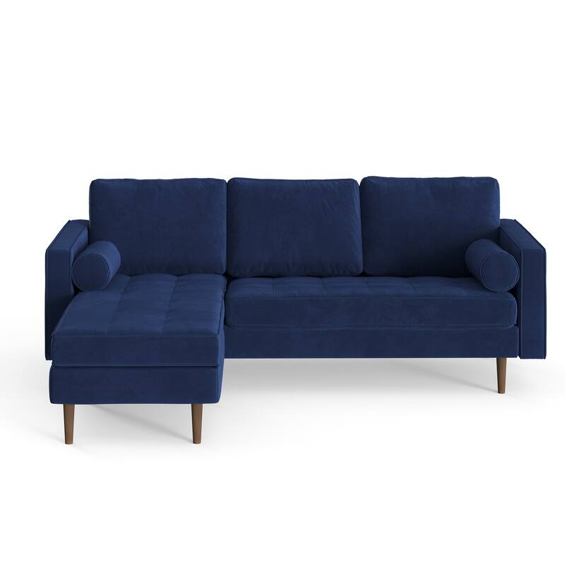 Bloomfield Velvet Reversible Sectional