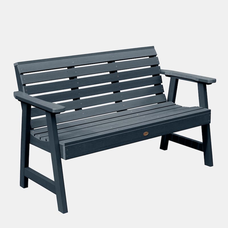 HIGHWOOD Weatherly 5-foot Eco-friendly Synthetic Wood Garden Bench - Blue