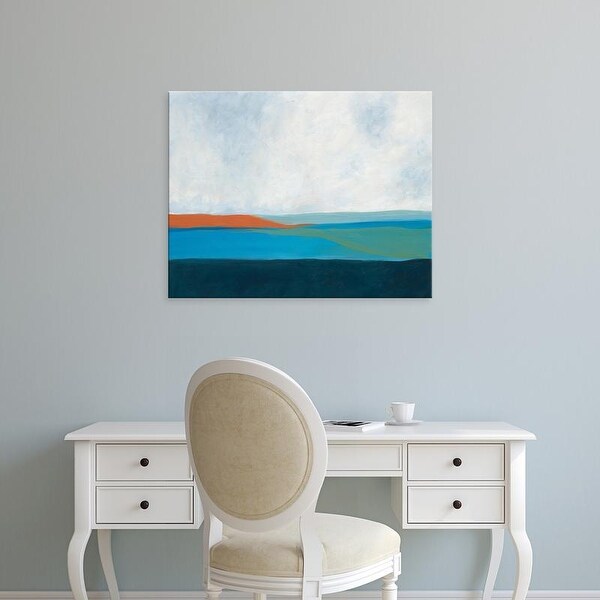 Easy Art Prints Jan Weiss's 'Layered Earth 2' Premium Canvas Art